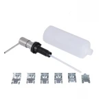 Мойка для кухни интегрированная Lidz Handmade H5050G (LDH5050GPVD43620) Brushed Grey PVD 3,0/1,0 мм