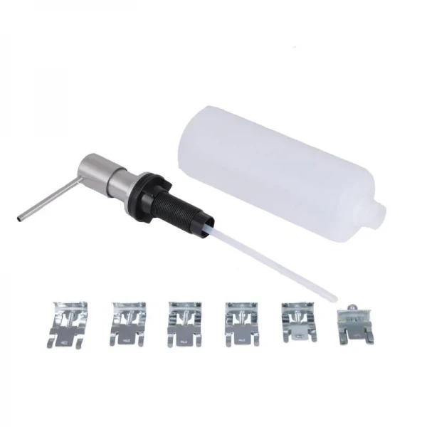 Мойка для кухни интегрированная Lidz Handmade H6050G (LDH6050GPVD43622) Brushed Grey PVD 3,0/1,0 мм