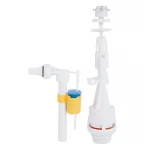 Зливний механізм для унітаза LT05 з клапаном бокової подачі 1/2, хром кнопка Lidz