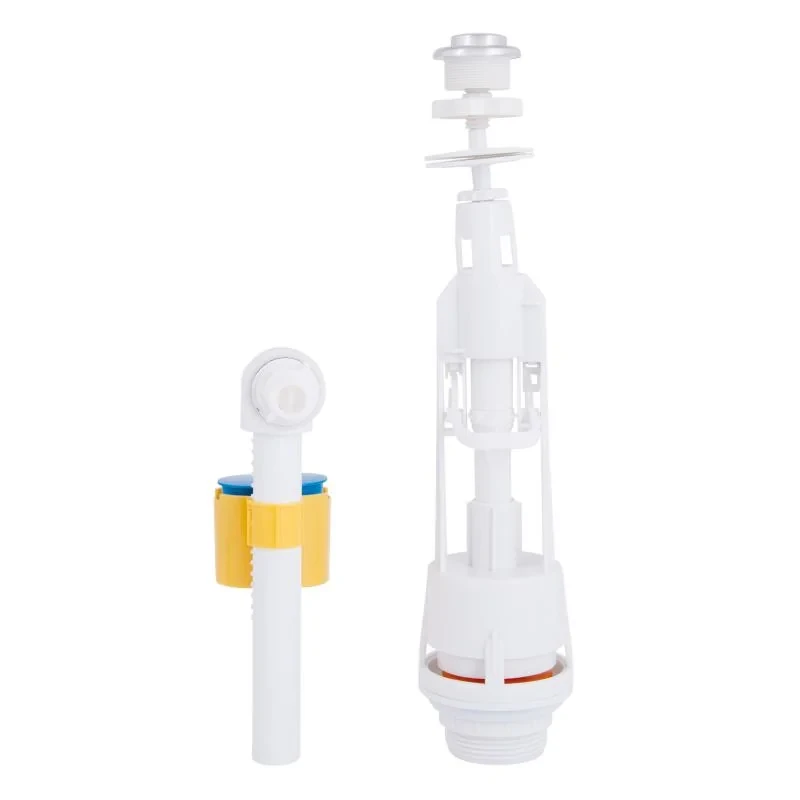 Lidz LT05 Комплект арматура с клапаном боковой подачи 1/2, хром кнопка