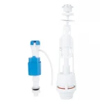 Зливний механізм для унітаза LT06 з клапаном нижньої подачі 1/2, хром кнопка Lidz