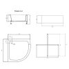 Душевой поддон Lidz KAPIELKA ST90x90x26