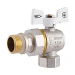 SD Кран Американка c антипротечкой угловой 3/4 PN40 конус   SD901NW20PN40