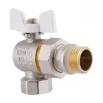 SD Кран Американка c антипротечкой угловой 3/4 PN40 конус   SD901NW20PN40