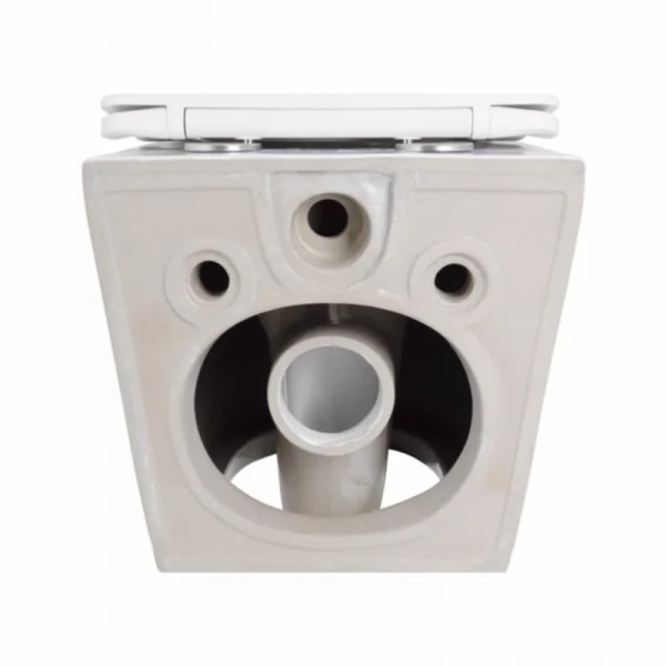 Унитаз подвесной Qtap Robin New безободковый с сиденьем Soft-close QT13332381АSW