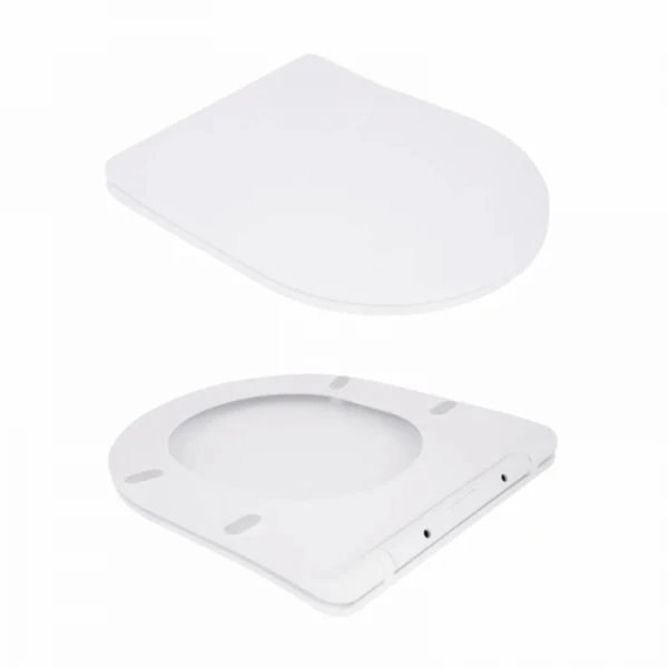 Унитаз подвесной Qtap Robin New безободковый с сиденьем Soft-close QT13332381АSW