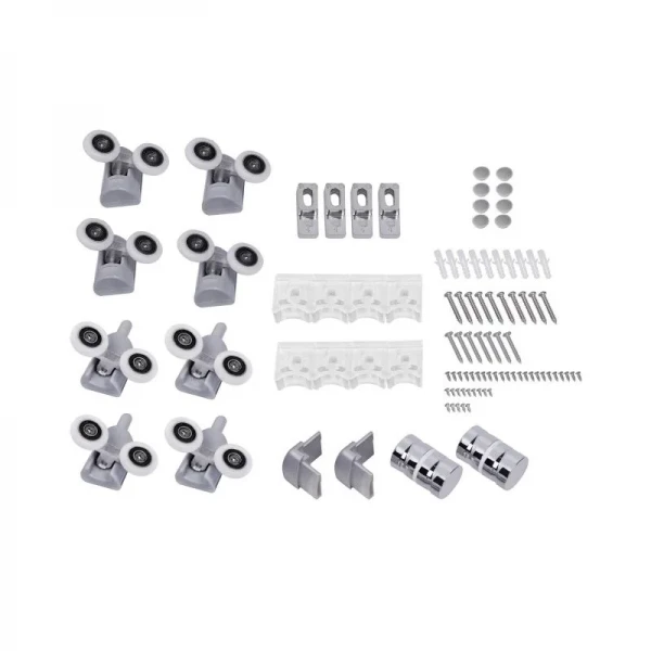 Lidz Latwa SC90x90.SAT.MID.FR Душевая кабина полукруглая, стекло Frost 4 мм + Lidz Душевой поддон KAPIELKA ST90x90x26, с панелью