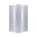 Lidz Latwa SC80x80.SAT.MID.GR Душевая кабина полукруглая, стекло тон. 4 мм + Lidz Душевой поддон KAPIELKA ST80x80x26, с панелью