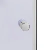 Душова кабіна Latwa SC80x80.SAT.HIGH.GR полукругла, скло тон. 4 мм + Душовий піддон KAPIELKA ST80x80x41, з панеллю Lidz