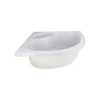 Душова кабіна Latwa SC80x80.SAT.HIGH.FR полукругла, скло Frost 4 мм + Душовий піддон KAPIELKA ST80x80x41, з панеллю Lidz