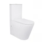 Унитаз-компакт Qtap Scorpio безободковый Ultra Quiet с сиденьем Soft-close QT14226088AW