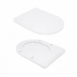 Унитаз-компакт Qtap Scorpio безободковый Ultra Quiet с сиденьем Soft-close QT14226088AW