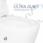 Унитаз подвесной Qtap Scorpio безободковый Ultra Quiet с сиденьем Soft-close QT14332380AW