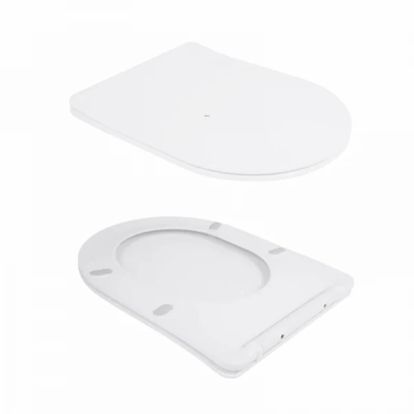 Унитаз подвесной Qtap Scorpio безободковый Ultra Quiet с сиденьем Soft-close QT14332380AW