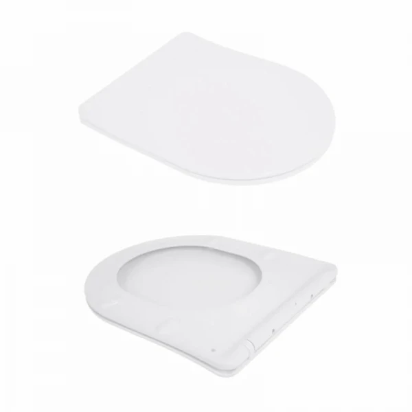 Унитаз подвесной Qtap Jay безободковый Ultra Quiet с сиденьем Soft-close QT07335177W