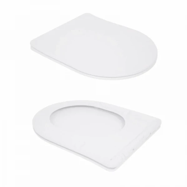 Унитаз подвесной Qtap Swan безободковый Ultra Quiet с сиденьем Soft-close QT16335179W