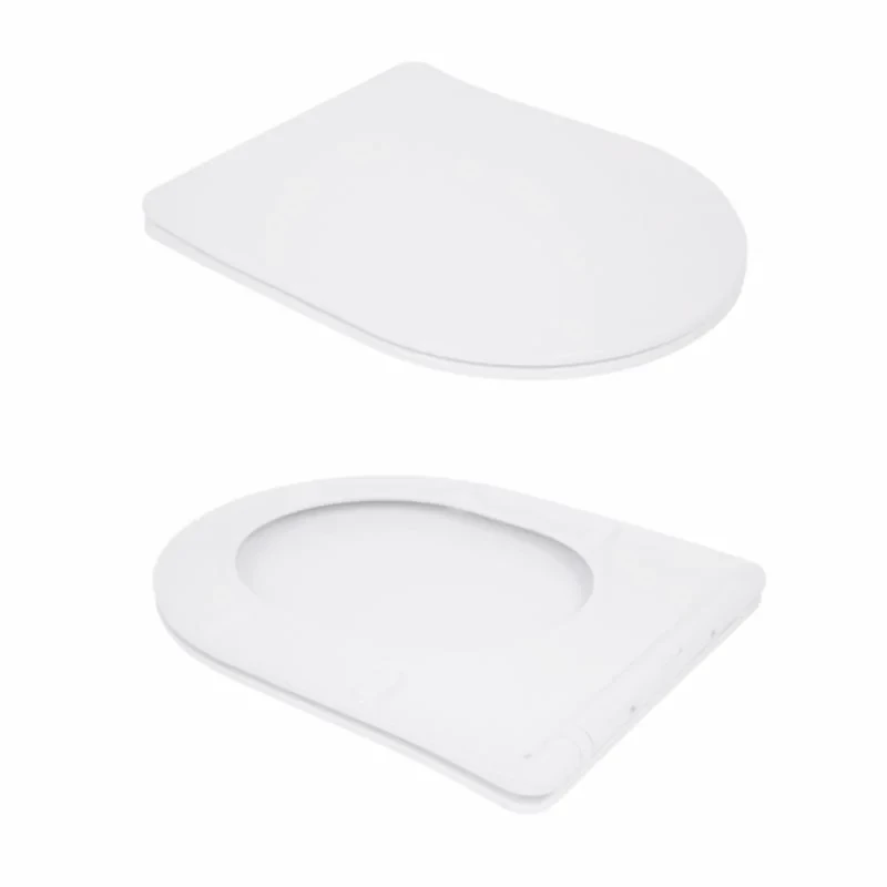 Унитаз подвесной Qtap Swan безободковый Ultra Quiet с сиденьем Soft-close QT16335179W