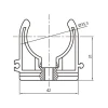 Крепеж PPR Thermo Alliance 32