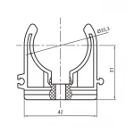 Крепеж PPR Thermo Alliance 32