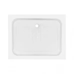 Душевой поддон KAPIELKA ST100x80х14 низкий, прямоугольный, диаметр слива 52 мм Lidz