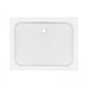 Душевой поддон KAPIELKA ST100x80х14 низкий, прямоугольный, диаметр слива 52 мм Lidz