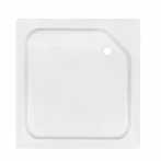 Душевой поддон Kapielka ST90x90x14 низкий, полукруглый,  диаметр слива 52 мм Lidz