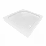 Душевой поддон Kapielka ST90x90x14 низкий, полукруглый,  диаметр слива 52 мм Lidz