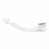 Lidz Душевой поддон KAPIELKA ST80x80x14 низкий, полукруглый,  диаметр слива 52 мм