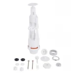 Зливний механізм для унітаза LT01 без клапана, Старт/Стоп, кнопка хром Lidz