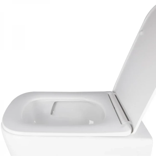 Готове рішення Qtap для ванної кімнати: підвісний унітаз Crow Ultra Quiet + комплект інсталяції Nest 4 в 1 (квадратна клавіша Chrome)