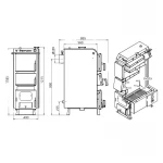 Котел твердотопливный стальной Thermo Alliance Ferrum Plus V 4.0 FSF+ 14