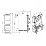 Котел твердотопливный стальной Thermo Alliance Ferrum Plus V 4.0 FSF+ 20