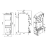 Котел твердотопливный стальной Thermo Alliance Vulcan V 4.0 SF 15