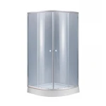 Душевая кабина Lidz Latwa SC90x90.SAT.LOW.GR, стекло тон. 4 мм + Lidz Душевой поддон KAPIELKA ST90x90x15