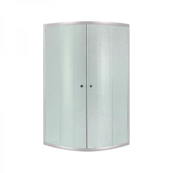 Душевая кабина Lidz Latwa SC80x80.SAT.LOW.FR, стекло Frost 4 мм + Lidz Душевой поддон KAPIELKA ST80x80x15