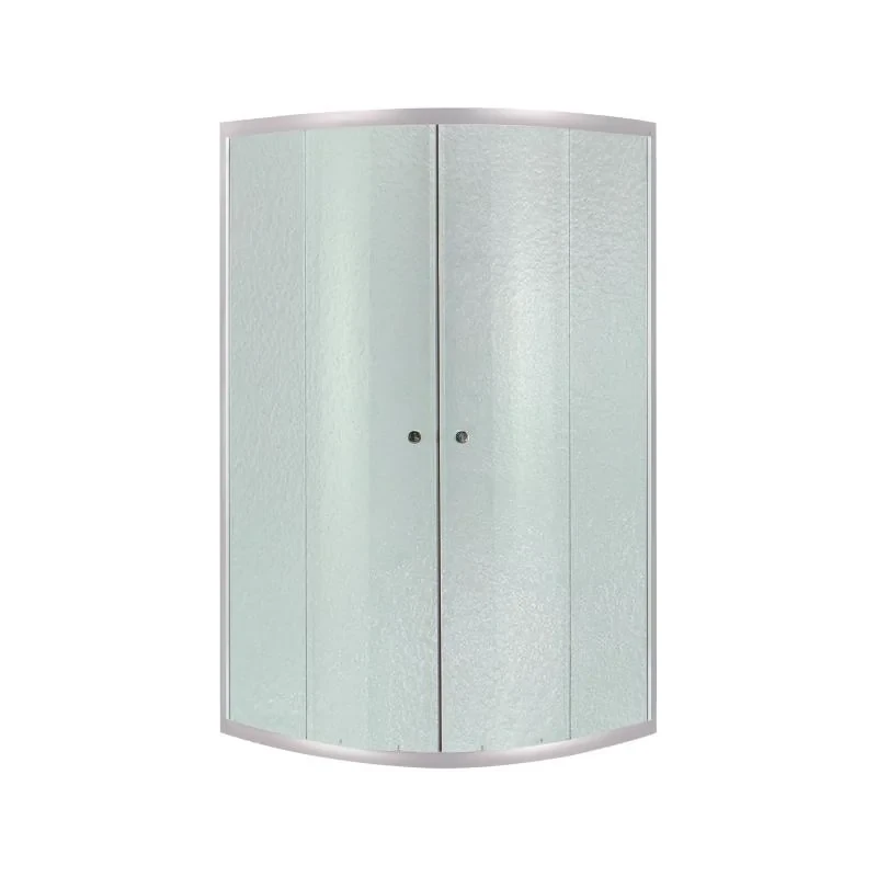 Душевая кабина Lidz Latwa SC80x80.SAT.LOW.FR, стекло Frost 4 мм + Lidz Душевой поддон KAPIELKA ST80x80x15