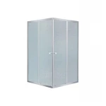 Lidz Wawel SC80x80.SAT.LOW.FR Душевая кабина квадратная, стекло Frost 4 мм + Lidz Душевой поддон KAPIELKA ST80x80х14