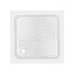 Lidz Wawel SC80x80.SAT.LOW.FR Душевая кабина квадратная, стекло Frost 4 мм + Lidz Душевой поддон KAPIELKA ST80x80х14