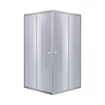 Душова кабіна Lidz Wawel SC80x80.SAT.LOW.GR, скло тон. 4 мм + Lidz Душовий піддон KAPIELKA ST80x80х14