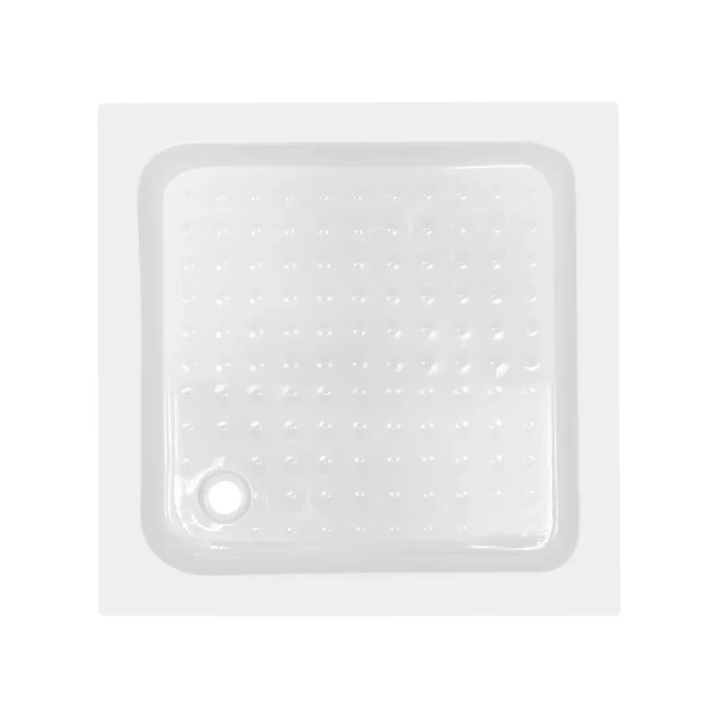 Душевая кабина Lidz Wawel SC80x80.SAT.LOW.GR, стекло тон. 4 мм + Lidz Душевой поддон KAPIELKA ST80x80х14