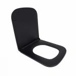 Сиденье для унитаза Qtap Tern 420х340х35 мм, Matt Black, с микролифтом, Slim Duroplast, Quick Release QT99HY2322MB