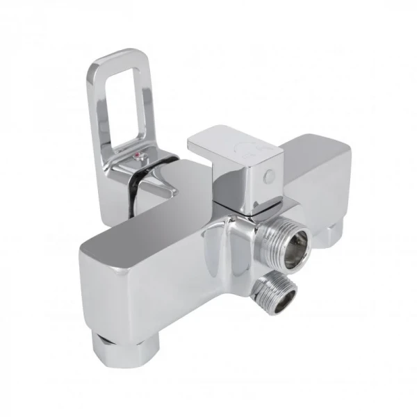 Смеситель для ванны Lidz Wawel 005 с поворотным изливом (c душевым гарнитуром) (k35) LDWAW005CRM45389 Chrome