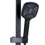 Душевая система универсальная Lidz Wawel 1030 на три потребителя (с изливом) (k35) LDWAW1030BLA45396 Black