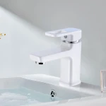 Смеситель для раковины Lidz Wawel 001 (k35) LDWAW001WHI45397 White