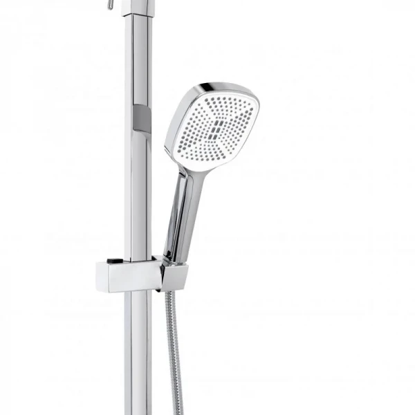 Душевая система универсальная Lidz Wawel 1030 на три потребителя (с изливом) (k35) LDWAW1030WHI45401 White