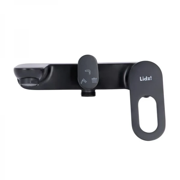 Душевая система универсальная Lidz Latwa 1030 на три потребителя (с изливом) (k35) LDLAT1030BLA45422 Black