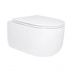 Унитаз подвесной Qtap Taurus безободковый с сиденьем Soft-close QT2433084EUQW
