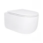 Унитаз подвесной Qtap Taurus безободковый с сиденьем Soft-close QT2433084EUQW