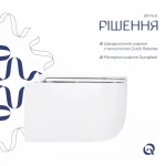 Унитаз подвесной Qtap Taurus безободковый с сиденьем Soft-close QT2433084EUQW