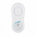 Унитаз подвесной Qtap Taurus безободковый с сиденьем Soft-close QT2433084EUQW